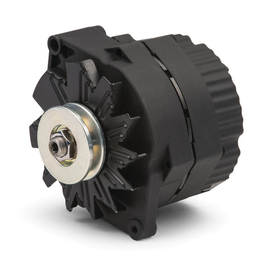 Proform Alternator; 120 AMP; GM 1-Wire Style; V-Belt Pulley; Black Crinkle; 100% New 66448.12N