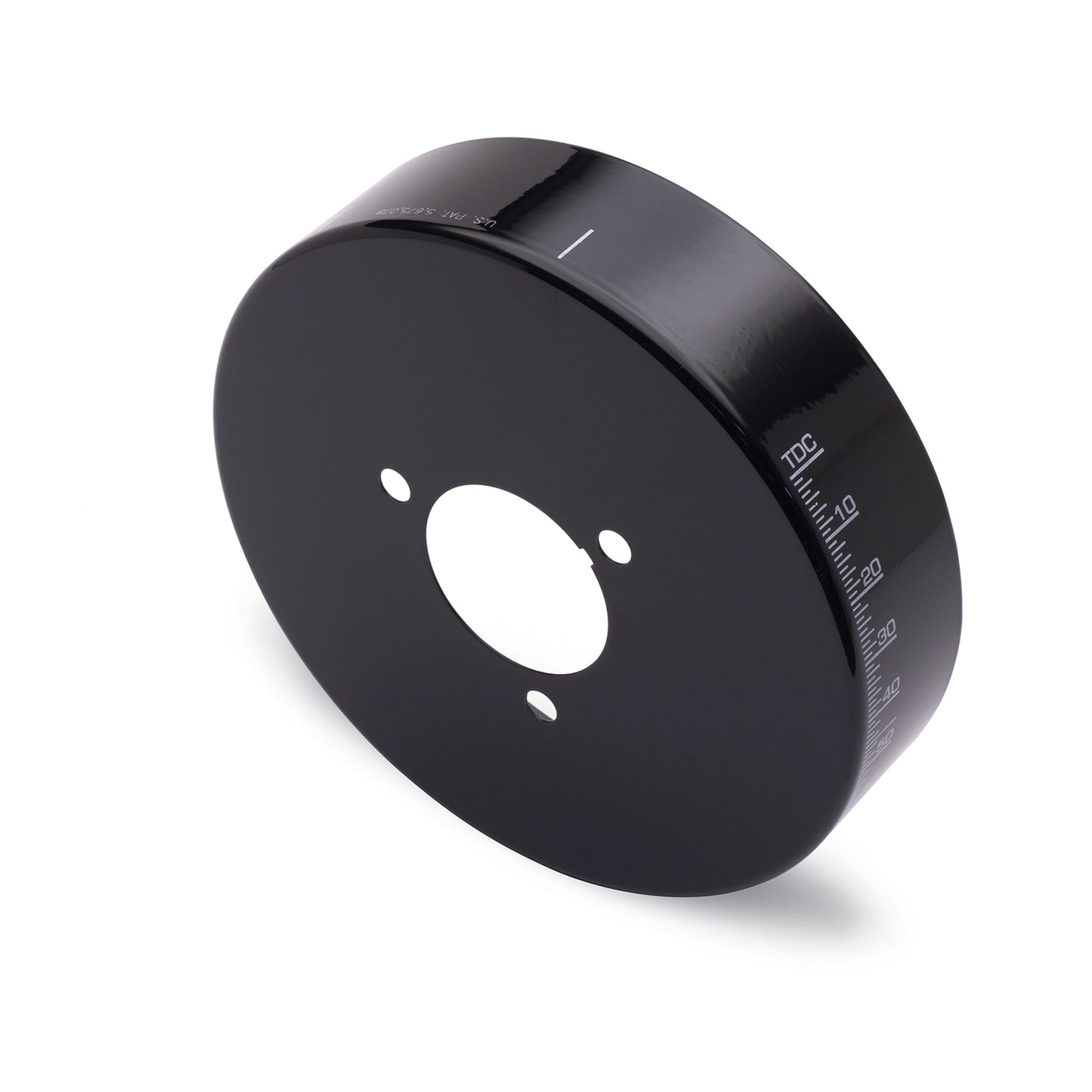 Proform Engine Harmonic Balancer Cover; Fits SB Chevy using 6-3/4 In. Damper; Black 66517BKC