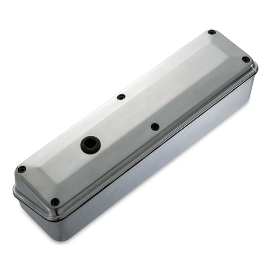 Proform Engine Valve Covers; 2-Piece Tall Style; Aluminum; Polished; No Logos; SB Chevy 66704