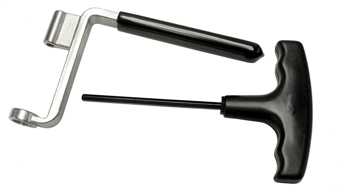 Proform Valve Lash Wrench Set; 7/16 Inch Wrench With One 1/8 Allen Wrench; Plastic Grip 66779