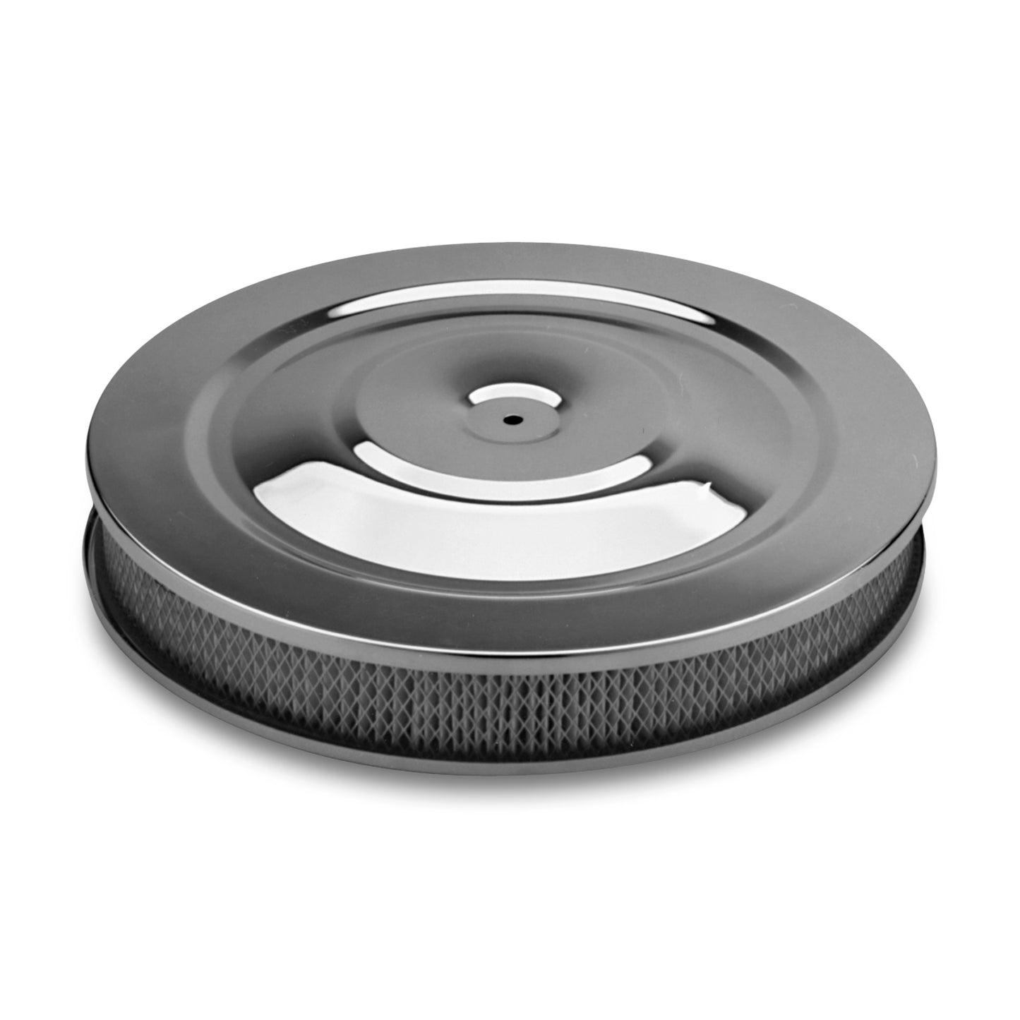 Proform Air Cleaner Kit; Chrome; Full-Flo Style; 14 Inch Diameter; Element Included 66804