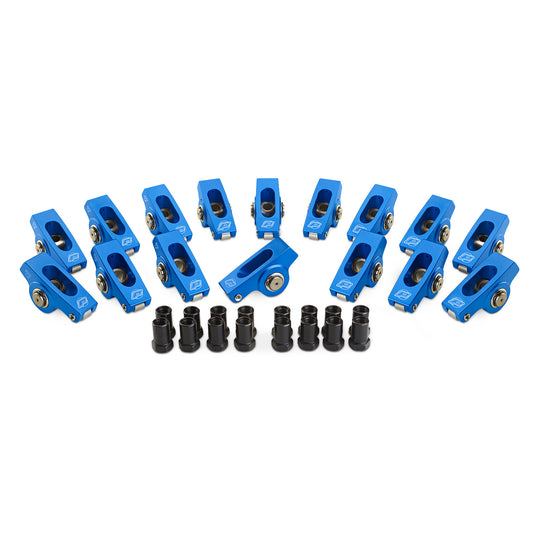 Proform Engine Roller Rocker Arm Set; 1.5 Ratio 3/8 Stud; Extruded Type; Fits SB Chevy 66907