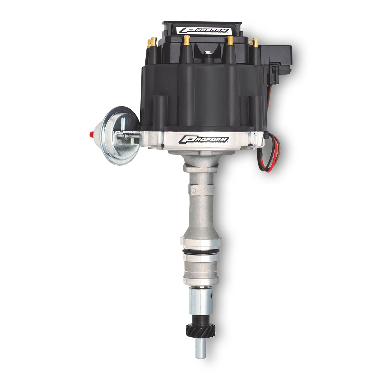 Proform HEI Distributor; Built-In Coil; Black Cap-For Ford 351M, 351C-460 Engine 66980BK