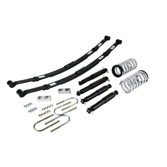 BELLTECH 568ND LOWERING KITS Front And Rear Complete Kit W/ Nitro Drop 2 Shocks 1982-2004 Chevrolet S10/S15 Pickup 4 cyl. (Ext Cab & Std Cab) 2 in. or 3 in. F/4 in. R drop W/Nitro Drop II Shocks