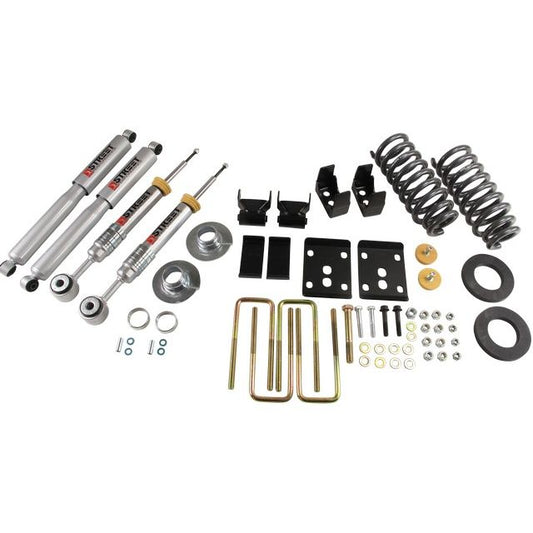 BELLTECH 979SP LOWERING KITS Front And Rear Complete Kit W/ Street Performance Shocks 2009-2013 Ford F150 Ext Cab Short Bed 2 in. or 3 in. F/5.5 in. R drop W/ Street Performance Shocks