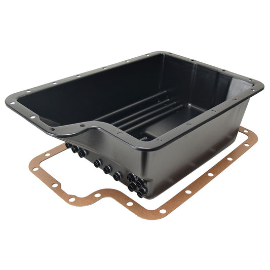 Derale Transmission Cooling Pan, Reduces Fluid Temps up to 50 DegreeF, Increase Capacity 14208