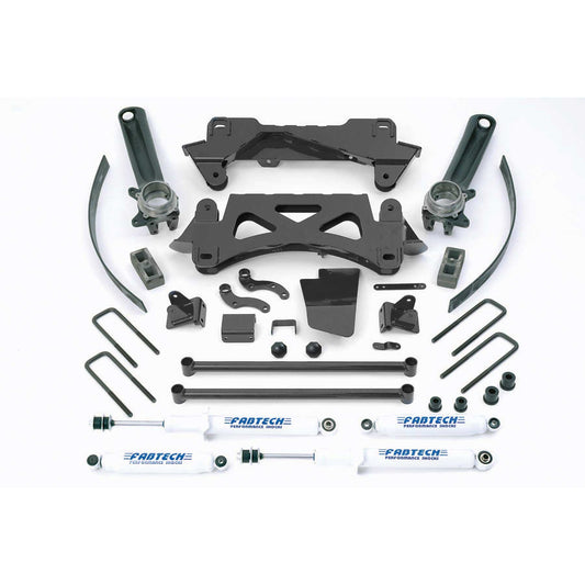 Fabtech 6" PERF SYS W/PERF SHKS 95.5-04 TOYOTA TACOMA 4 CYL 2/4WD 6 LUG K7003