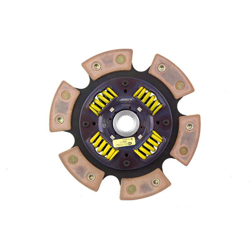 Advanced Clutch Technology 6 Pad Sprung Race Disc ACT-6224206