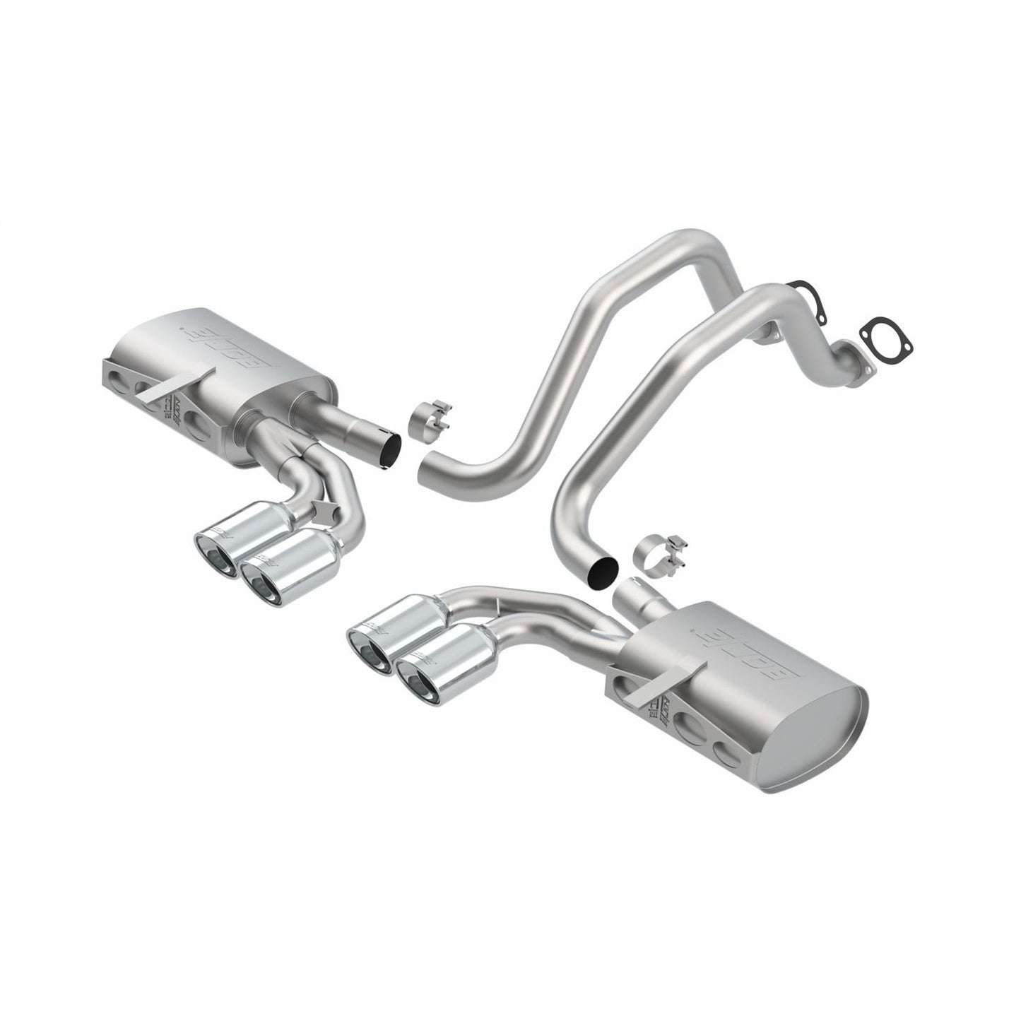 Borla 1997-2004 Chevrolet Corvette/ Corvette Z06 C5 Cat-Back Exhaust System Touring 140426