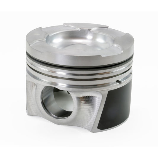 Mahle Motorsport GM 6.6L Duramax Forged Aluminum Race Pistons w/ 0.075in Deep Valve Pockets SINGLE PISTON (930036275) 4.075 x 1.951CH 3.898stroke6.417rod1.358pin-41.8cc785g 930036275-1