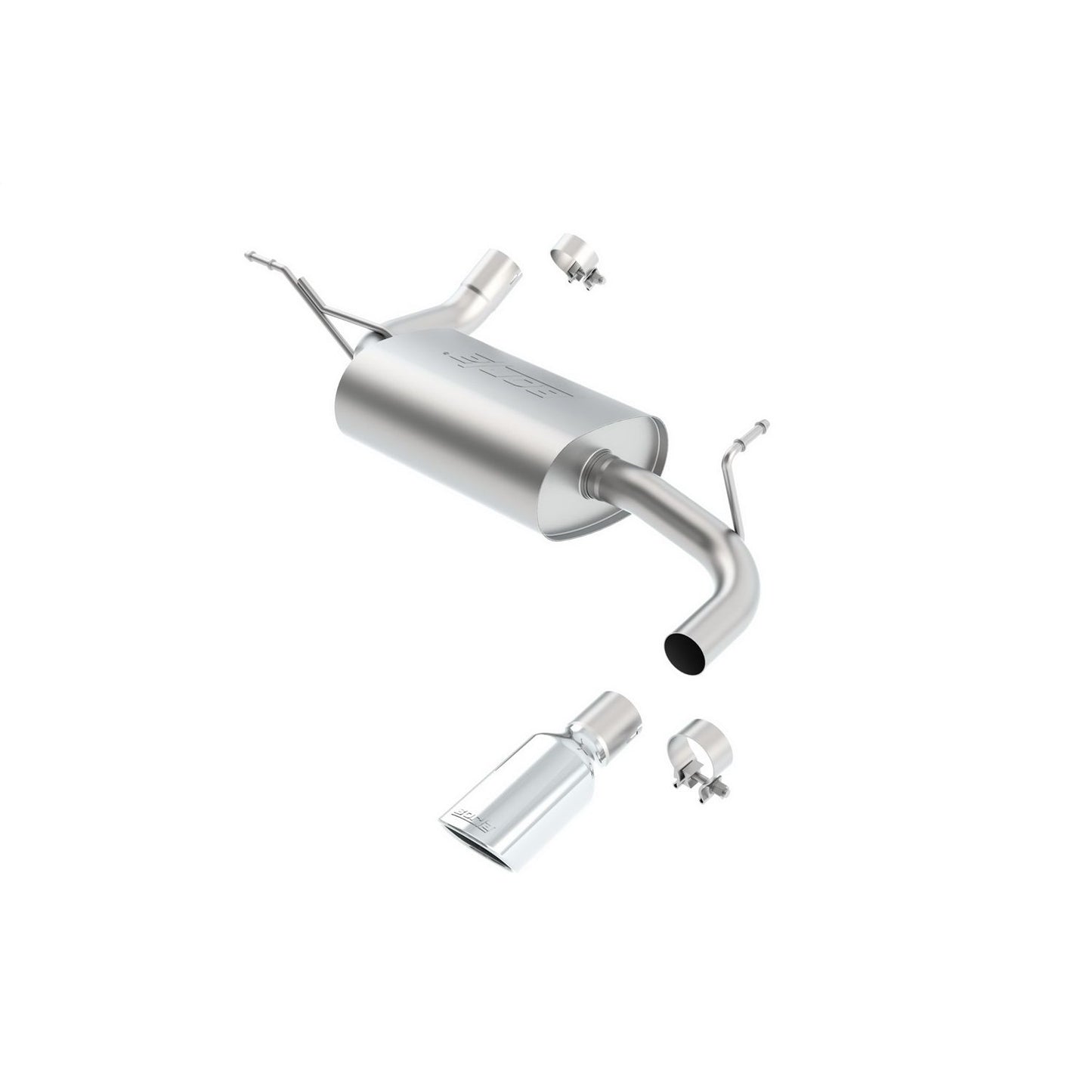 Borla 2012-2018 Jeep Wrangler JK/ JKU Axle-Back Exhaust System Touring 11818