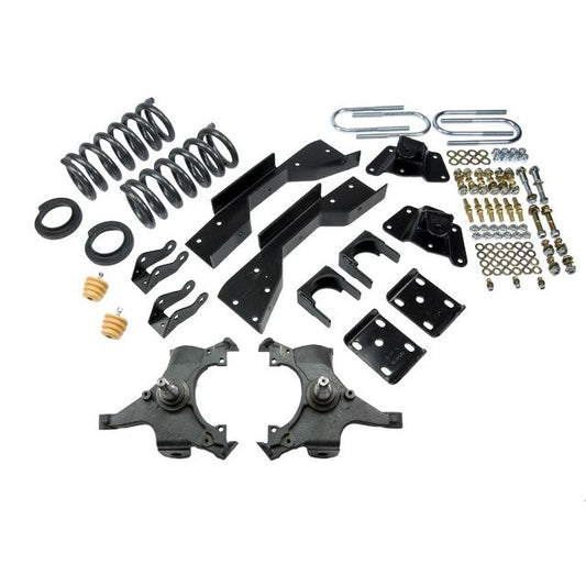 BELLTECH 794 LOWERING KITS Front And Rear Complete Kit W/O Shocks 1995-1999 Chevrolet Tahoe/Yukon (2DR only) 4 in. or 5 in. F/5.5 in. R drop W/O Shocks