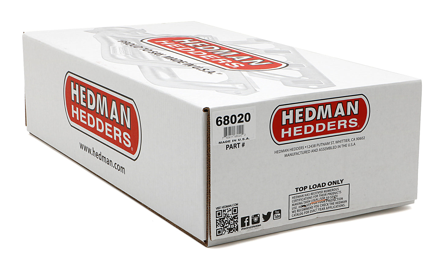 Hedman Hedders LS SWAP HEADERS; 1-3/4 IN. MID LENGTH; 1978-81 GM A-BODY & 1982-88 GM G-BODY CARS (CHEVY MONTE CARLO MALIBU EL CAMINO GMC CABALLERO BUICK REGAL OLDS CUTLASS PONTIAC BONNEVILLE GRAND PRIX ; UNCOATED MILD STEEL 68020