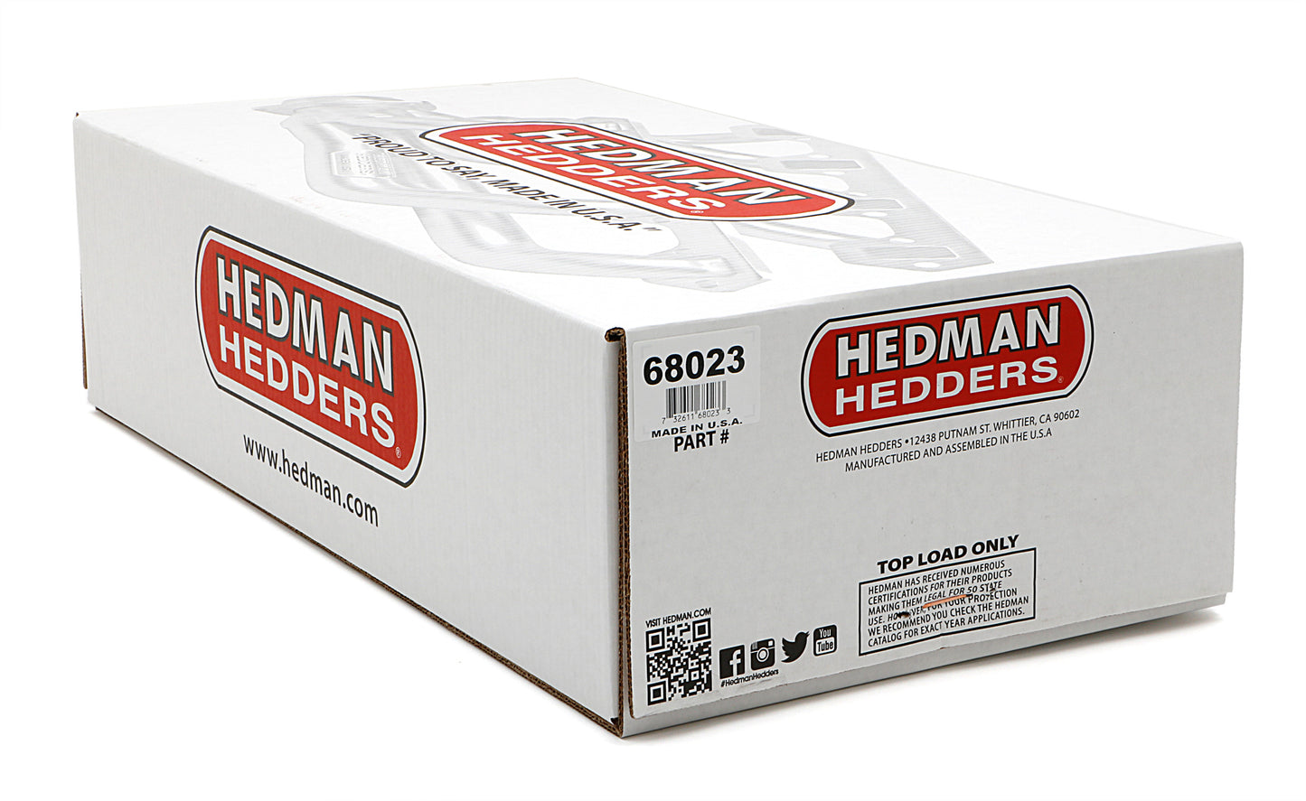 Hedman Hedders LS SWAP HEADERS; 1-3/4 IN. MID LENGTH; 1978-81 GM A-BODY & 1982-88 GM G-BODY CARS (CHEVY MONTE CARLO MALIBU EL CAMINO GMC CABALLERO BUICK REGAL OLDS CUTLASS PONTIAC BONNEVILLE GRAND PRIX ; BLACK-MAXX BLACK CERAMIC COATED MILD STEEL 68023