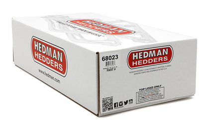 Hedman Hedders LS SWAP HEADERS; 1-3/4 IN. MID LENGTH; 1978-81 GM A-BODY & 1982-88 GM G-BODY CARS (CHEVY MONTE CARLO MALIBU EL CAMINO GMC CABALLERO BUICK REGAL OLDS CUTLASS PONTIAC BONNEVILLE GRAND PRIX ; BLACK-MAXX BLACK CERAMIC COATED MILD STEEL 68023