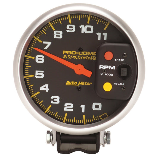 AutoMeter 5 in. TACHOMETER 0-11000 RPM PEDESTAL W/PEAK MEMORY PRO-COMP 6811