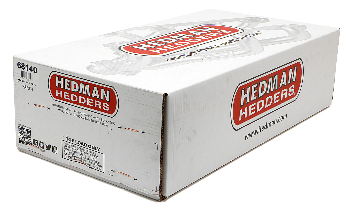 Hedman Hedders HEDMAN HEADERS 1968-72 CHEVELLE/EL CAMINO (AND RELATED A-BODIES) LS SWAP HEADERS; AUTO TRANSMISSION; 1-3/4 IN. MID-LENGTH TUBE; 3 IN. BALL/SOCKET COLLECTOR- UNCOATED 68140