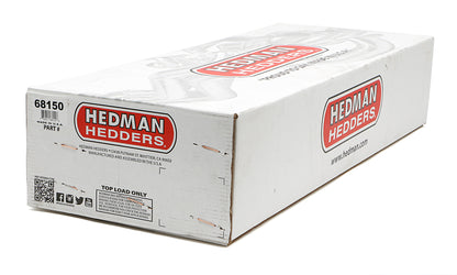 Hedman Hedders HEDMAN HEADERS 1968-72 CHEVELLE/EL CAMINO (AND RELATED A-BODIES) LS SWAP HEADERS; AUTO TRANSMISSION; 1-3/4 IN. LONG TUBE; 3 IN. BALL/SOCKET COLLECTOR- UNCOATED 68150