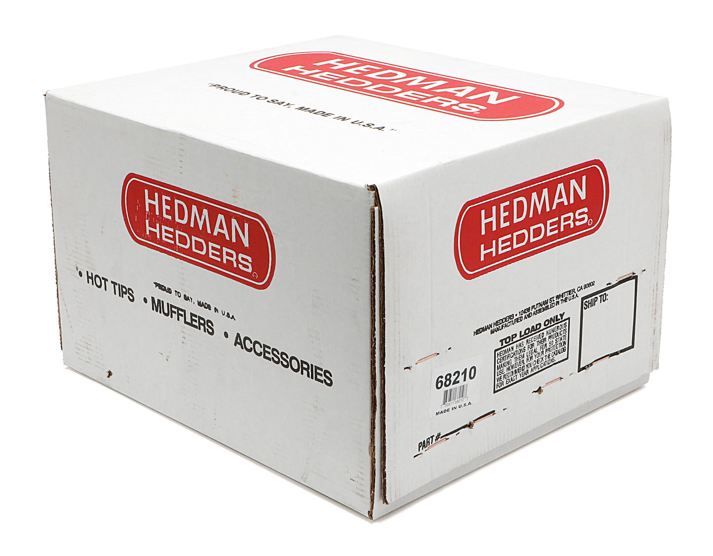 Hedman Hedders STANDARD UNCOATED HEADERS; 1-3/4 IN. TUBE DIA.; 3 IN. COLL.; FULL LENGTH DESIGN 68210