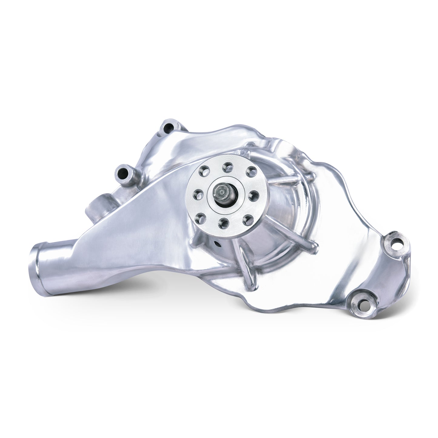 Proform Engine Water Pump; Mechanical Short Style; High Flow Model; Polished; BB Chevy 68242