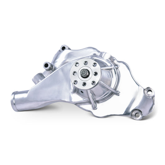 Proform Engine Water Pump; Mechanical Short Style; High Flow Model; Polished; BB Chevy 68242