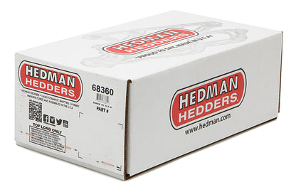 Hedman Hedders BLOCK HUGGER HEADERS; CHEVY SB 283-400; 1-1/2 IN. TUBES; UNCOATED 68360
