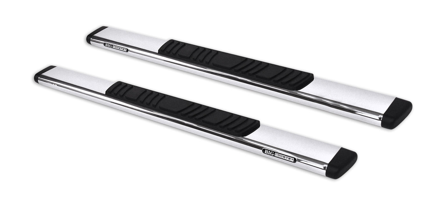 Go Rhino 685412952PS 5" OE Xtreme Low Profile SideSteps With Mounting Bracket Kit Polished Stainless Steel