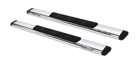 Go Rhino 685412952PS 5" OE Xtreme Low Profile SideSteps With Mounting Bracket Kit Polished Stainless Steel