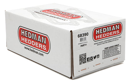 Hedman Hedders BLOCK HUGGER HEADERS (SUPER SHORTY); CHEVY SB 283-400; 1-1/2 IN. TUBES; UNCOATED 68390