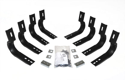 4" OE Xtreme Side Steps With Mounting Brackets Kit