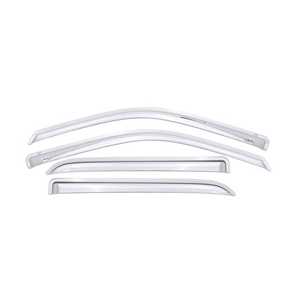 Auto Ventshade 684109 Chrome Ventvisor Side Window Deflector 4-Piece Set For 2009-2018 Dodge Ram 1500 W/Crew Cab 2010-2023 Ram 2500/3500 W/Crew/Mega Cab; 2019-2022Ram 1500 Classic; Crew Cab