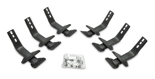 Go Rhino 6841555 OE Xtreme Side Steps Mounting Brackets Only Textured Black