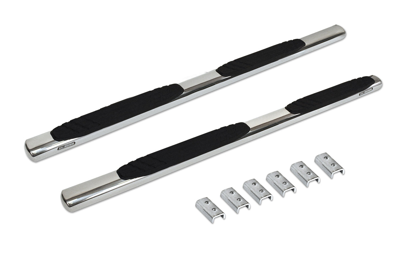 Go Rhino 684404780PS 4" OE Xtreme SideSteps With Mounting Bracket Kit Polished Stainless Steel