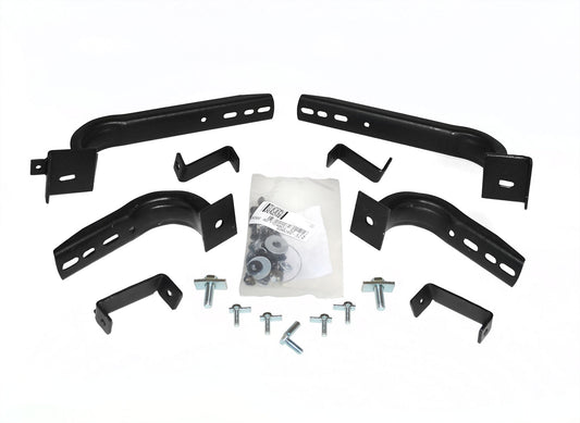 Go Rhino 6844095 OE Xtreme Side Steps Mounting Brackets Only Textured Black