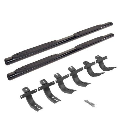 Go Rhino 684412971T 4" OE Xtreme SideSteps With Mounting Bracket Kit Textured Black