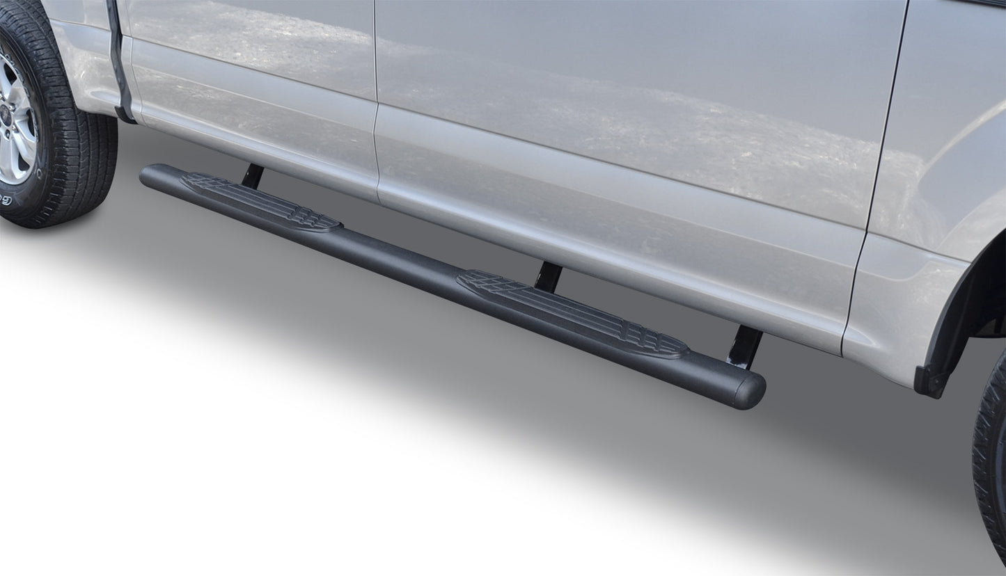 Go Rhino 684415587T 4" OE Xtreme SideSteps With Mounting Bracket Kit Textured Black