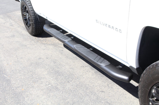 Go Rhino 685404680CB 5" OE Xtreme Composite SideSteps With Mounting Bracket Kit Black