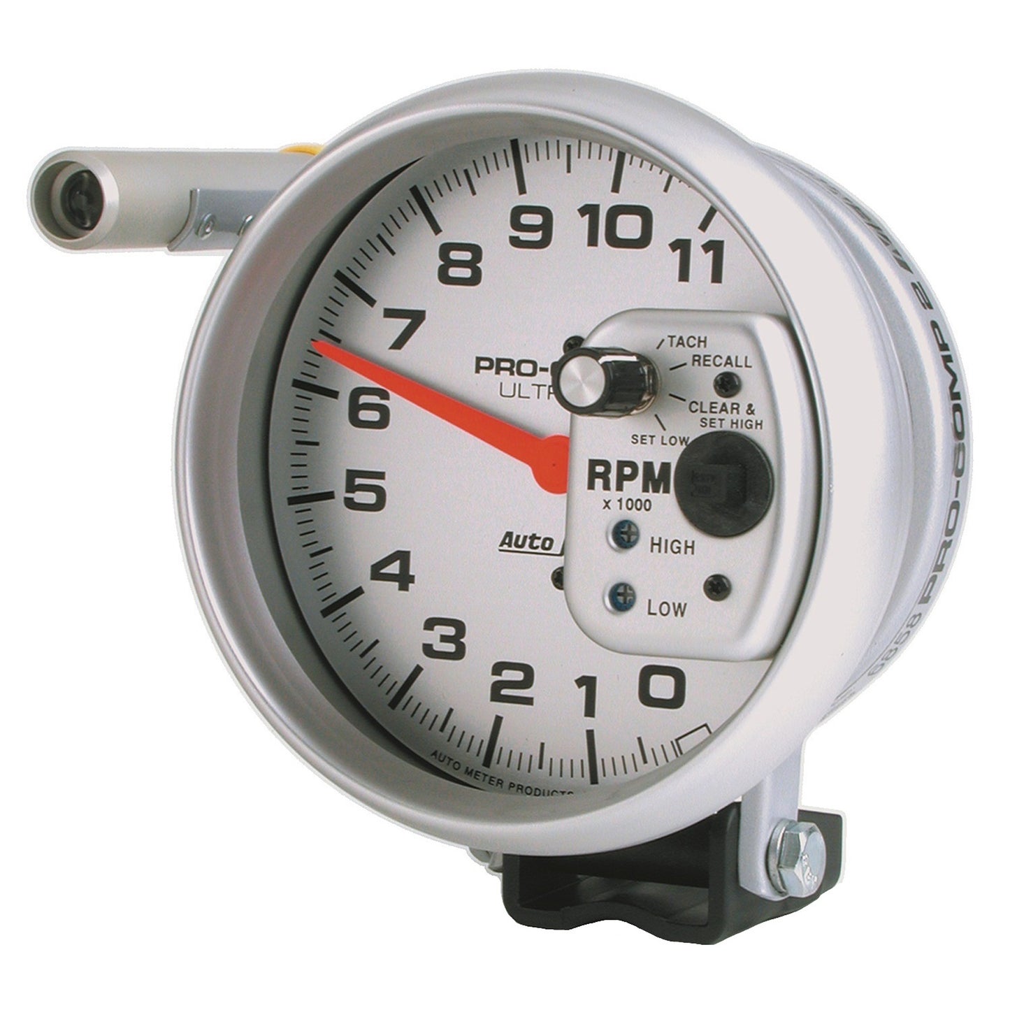 AutoMeter 5 in. TACHOMETER 0-11000 RPM PEDESTAL W/ QUICK LITE W/PEAK MEMORY ULTRA-LITE 6858