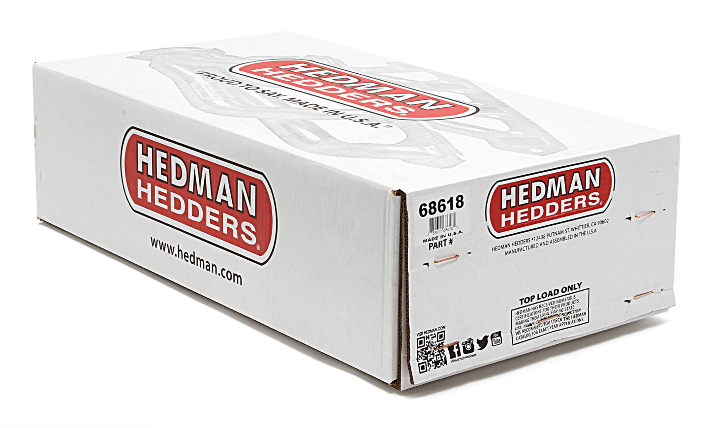 Hedman Hedders ELITE HEADERS; 1-3/4 IN. TUBE DIA.; 3 IN. COLL.; MID-LENGTH DESIGN 68618