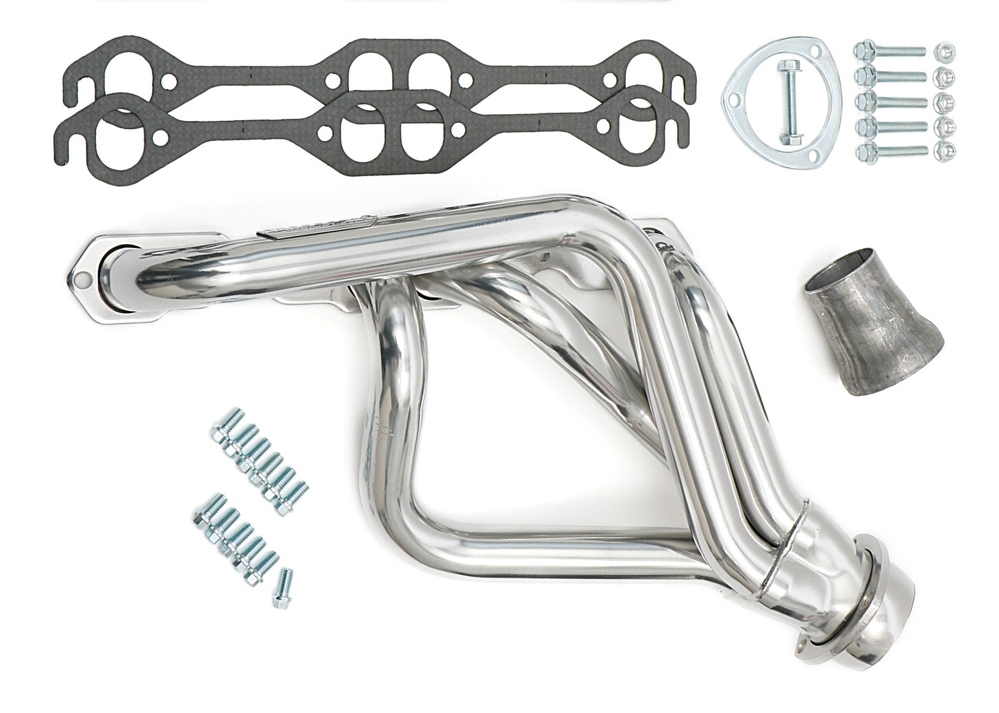 Hedman Hedders HTC COATED HEADERS; 1-5/8 IN. TUBE DIA.; 3 IN. COLL.; MID-LENGTH DESIGN (FOR CLOSE RATIO STEERING BOXES) 68626