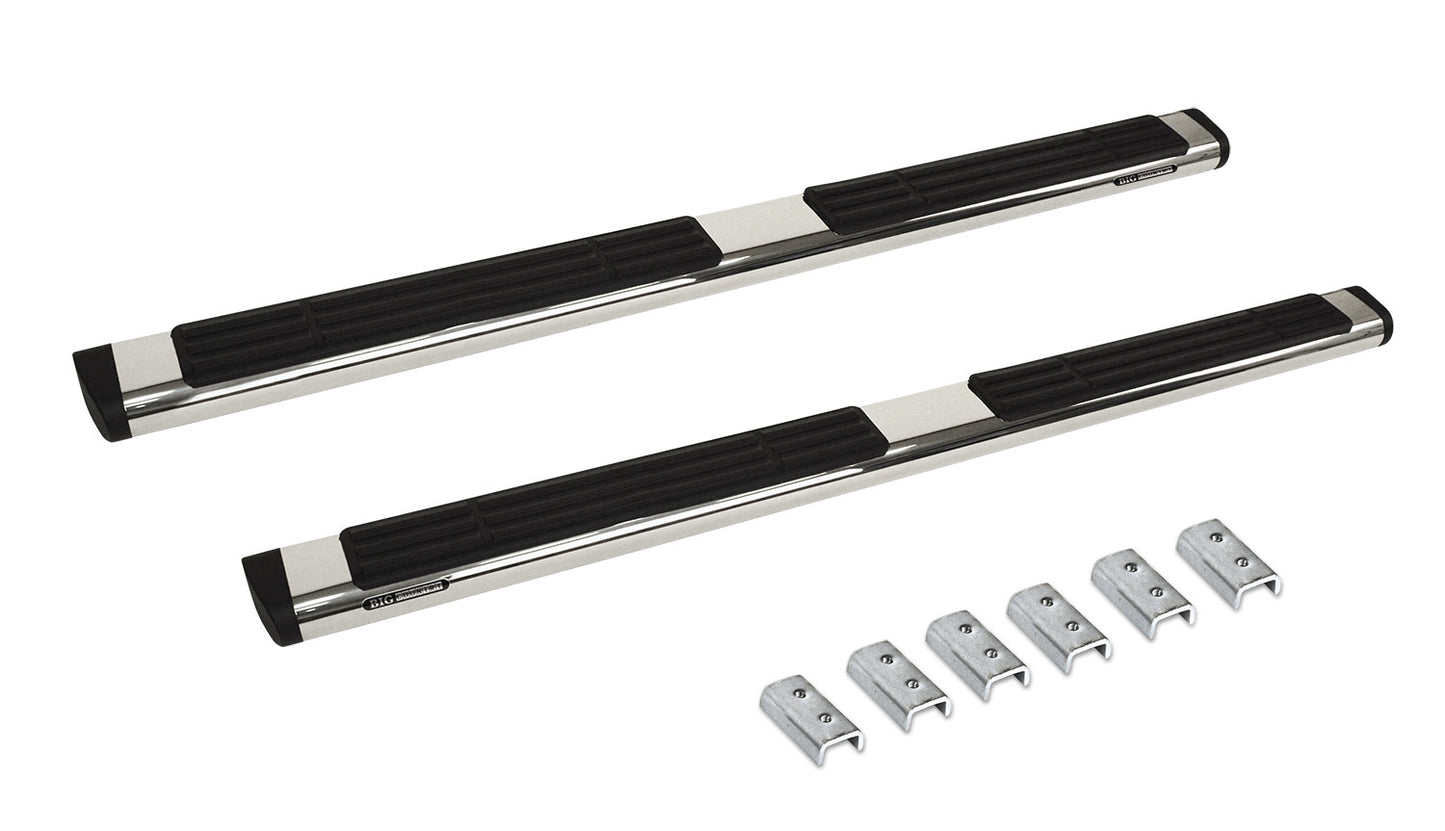 Go Rhino 686404787PS 6" OE Xtreme SideSteps With Mounting Bracket Kit Polished Stainless Steel
