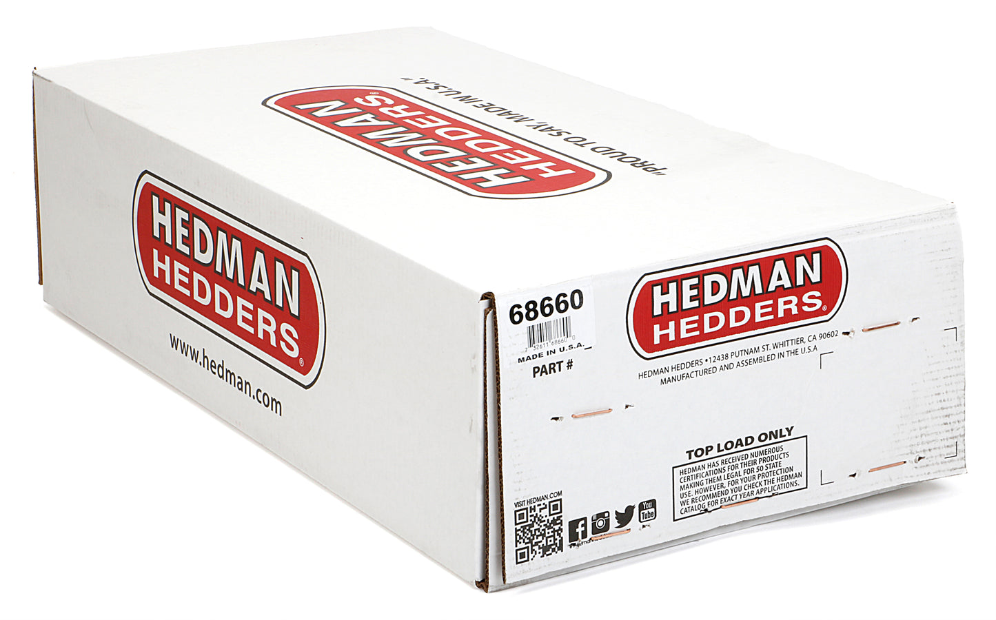 Hedman Hedders STANDARD UNCOATED HEADERS FOR 64-67 GM A-BODY; 1-3/4 IN. TUBE DIA; 3 IN. COLL; MID-LENGTH 68660