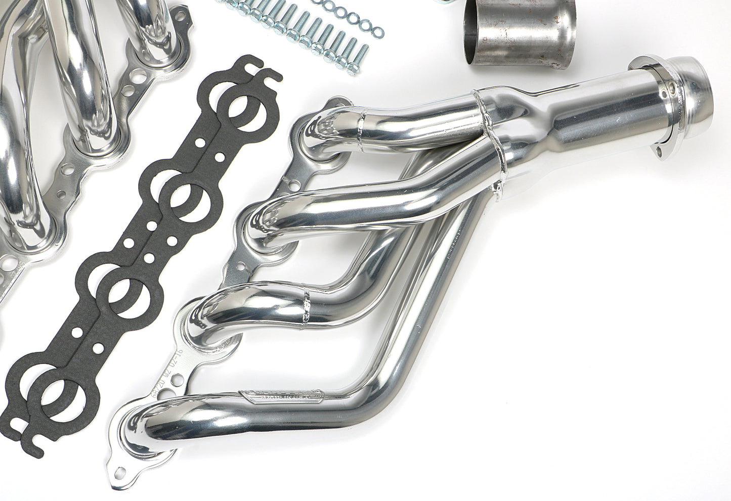 Hedman Hedders LS SWAP HEADERS; MID LENGTH; 70-81 CAMARO AND FIREBIRD (F-BODY); HTC SILVER CERAMIC COATED 68726