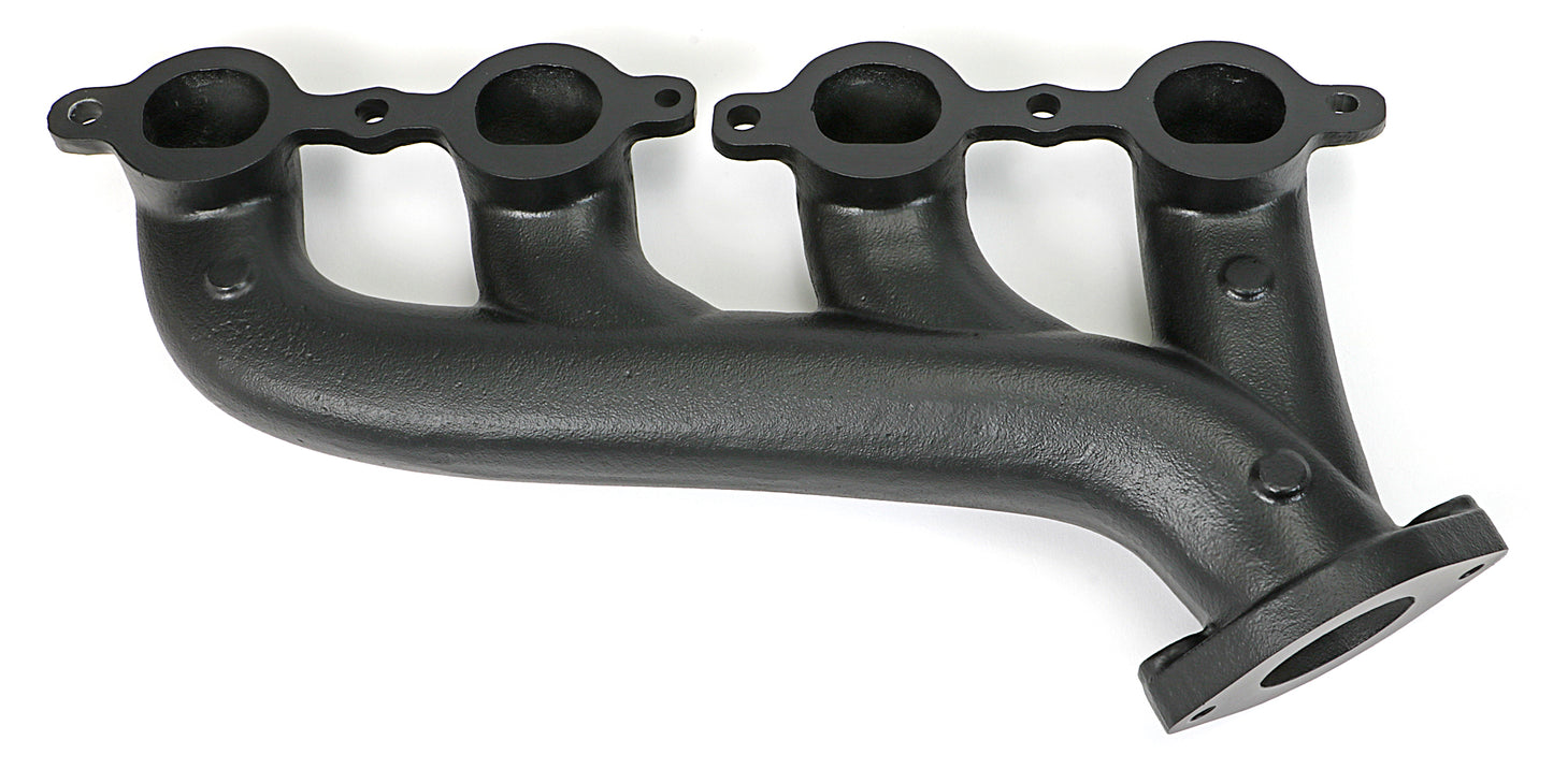 Hedman Hedders LS ENGINE SWAP CAST EXHAUST MANIFOLDS; BLACK MAXX BLACK CERAMIC COATED 68743