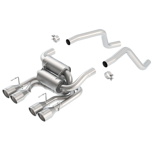 Borla 2005-2008 Chevrolet Corvette C6 Axle-Back Exhaust System S-Type Classic 11744