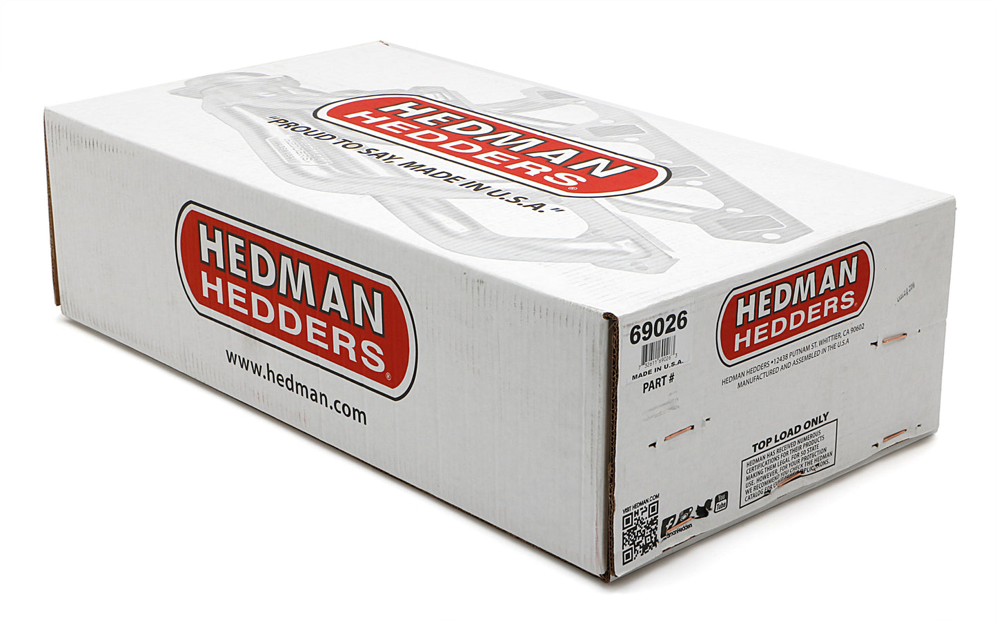 Hedman Hedders 67-87 C10/C20 TRUCKS WITH SB CHEVY; STANDARD HTC COATED HEADERS; 1-3/4 IN. TUBE DIA.; 3 IN. COLL.; MID-LENGTH DESIGN 69026