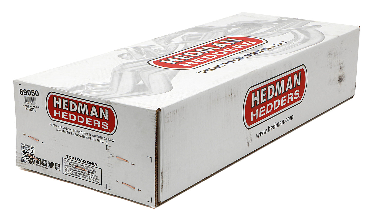 Hedman Hedders HEDMAN HEADERS 1982-04 CHEVY/GMC S10/S15 (2WD) LS SWAP HEADERS; 1-1/2 IN. LONG TUBE; 3 IN. BALL/SOCKET COLLECTOR- UNCOATED 69050