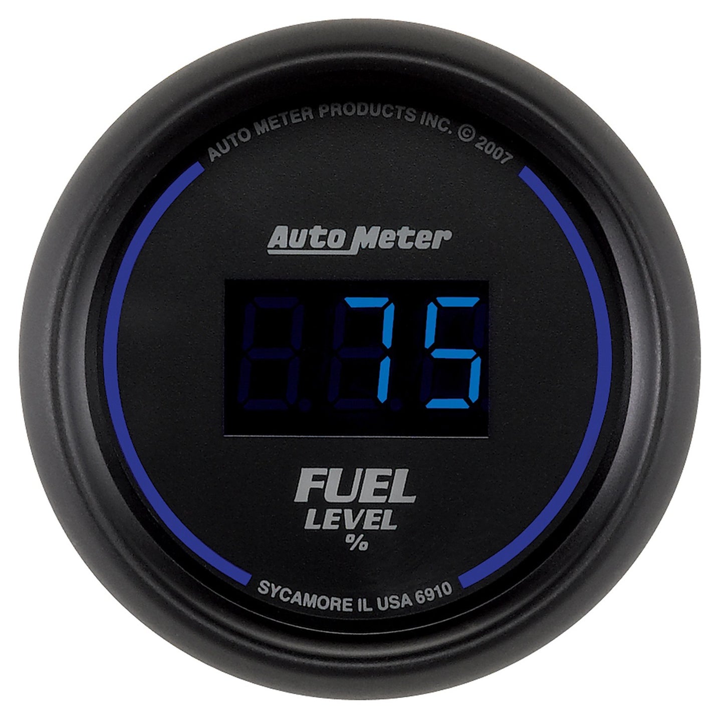 AutoMeter 2-1/16 in. FUEL LEVEL PROGRAMMABLE 0-280 O DIGITAL BLACK 6910