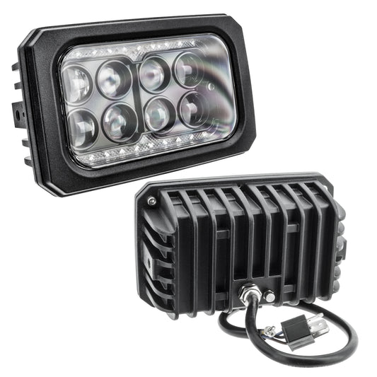 Oracle Lighting 6912-001 - ORACLE 4x6 40W Replacement LED Headlight - Black