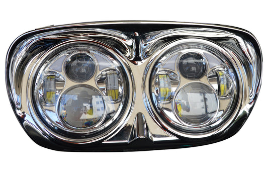 Oracle Lighting 6917-001 - ORACLE Harley Road Glide Replacement LED Headlight - Chrome